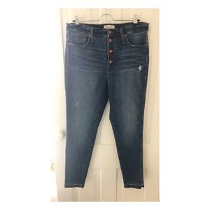 Madewell 10-Inch High Rise Skinny Jeans